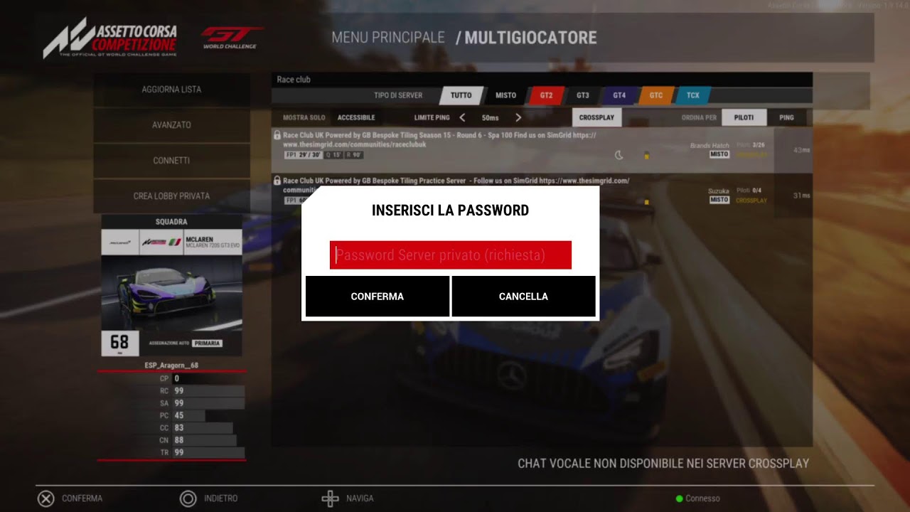 CAMPIONATO RACE CLUB UK - SEASON 15 -ROUND 7- BRANDS HATCH- TEAM PSICO -McLAREN 720S EVO GT3