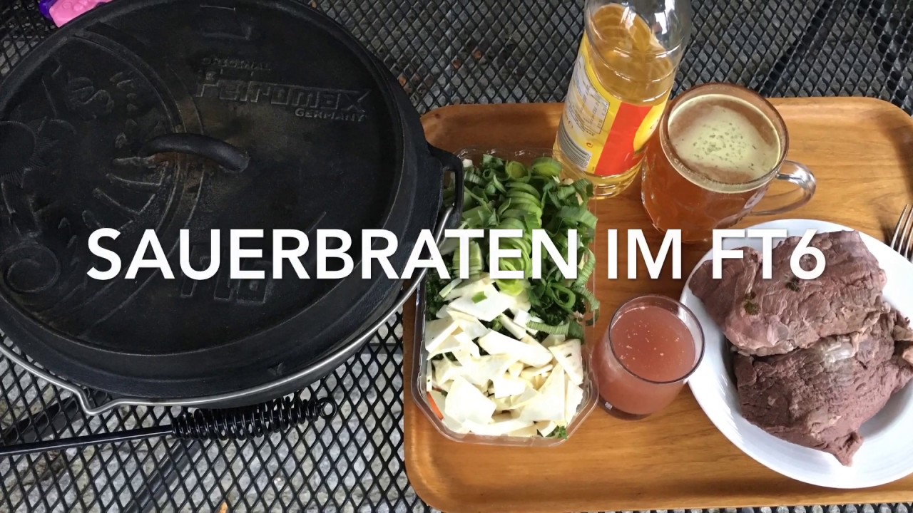 Sauerbraten im Petromax FT6