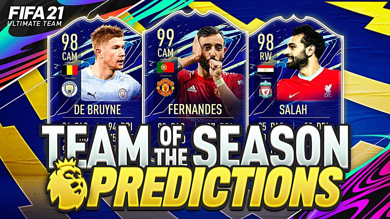 FIFA 21 | PREMIER LEAGUE TOTS PREDICTIONS | EPL TEAM OF THE SEASON | SALAH, KDB & FERNANDES FUT 21