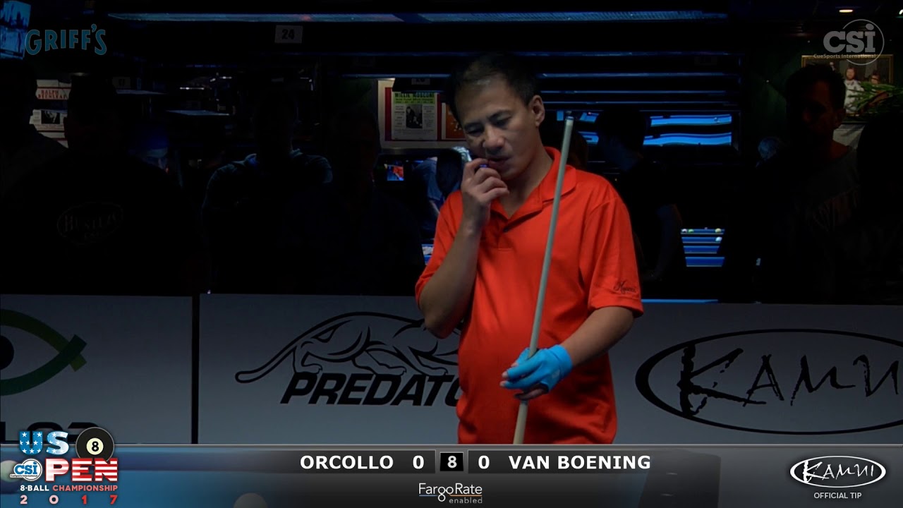 2017 US Open 8-Ball: Orcollo vs Van Boening