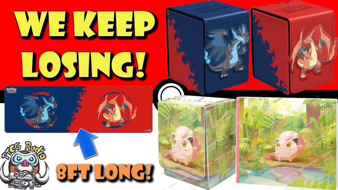 Представлены новые продукты Pok&eacute;mon TCG, но мы снова проиграли! 8-футовый игровой коврик!? (Новос...
