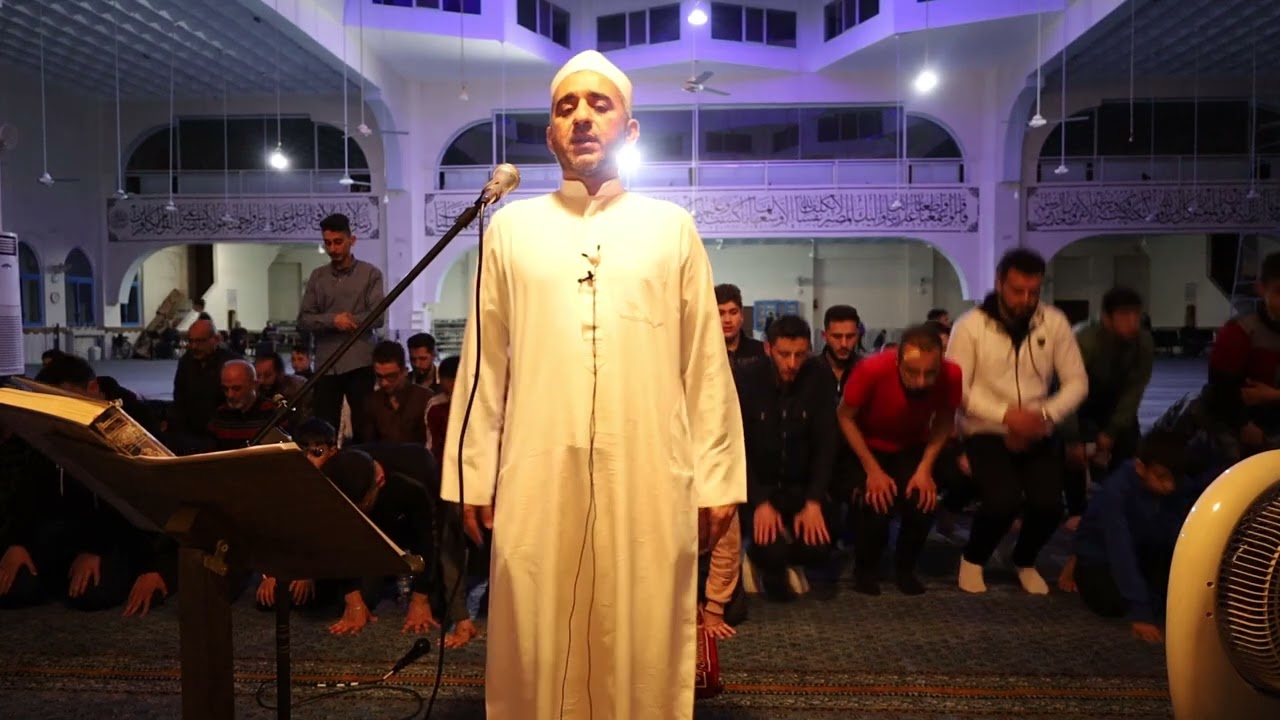 من صلاة قيام الليل في مسجد العلامة محمد الحامد بمدينة حماة