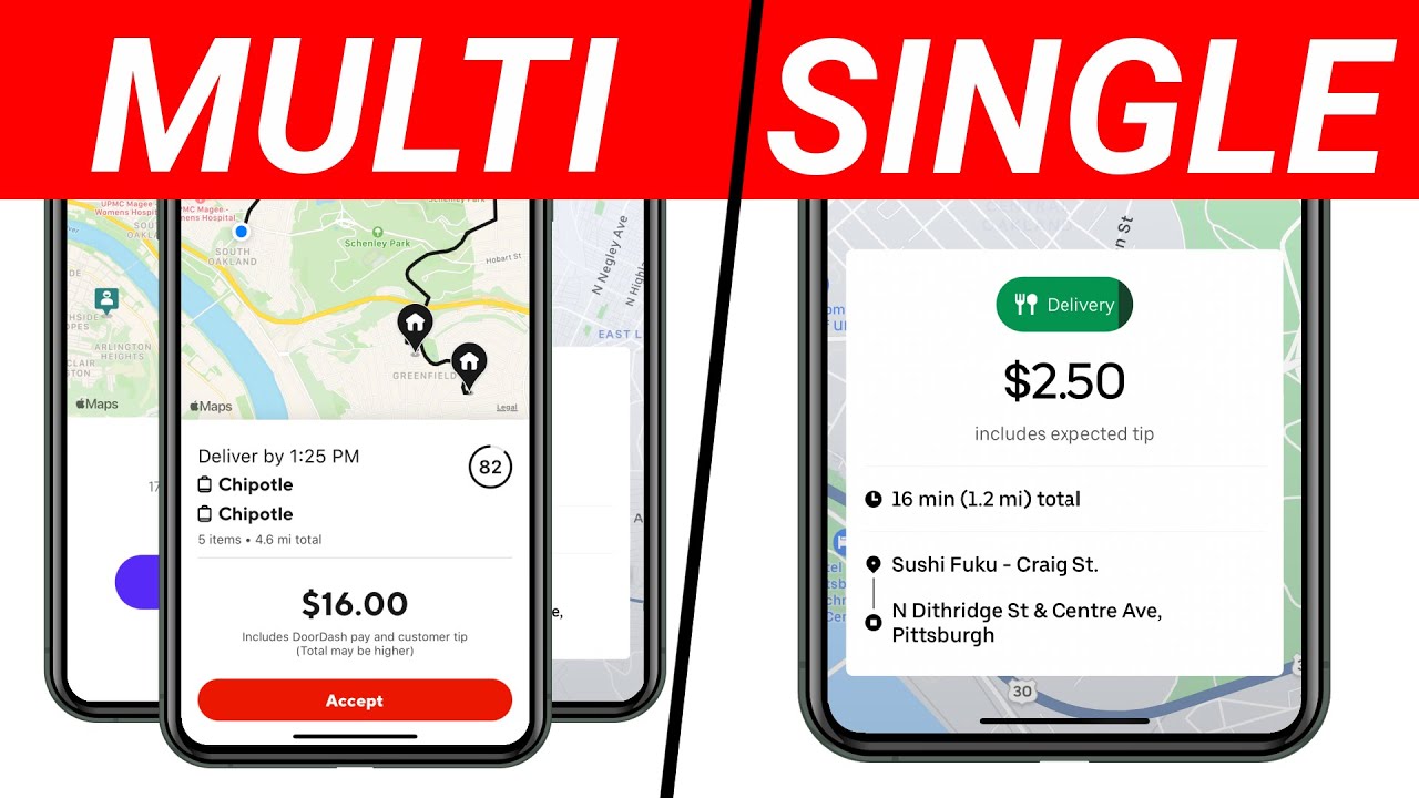 Multi-App vs Single App Food Delivery Driving (Which PAYS MORE?)