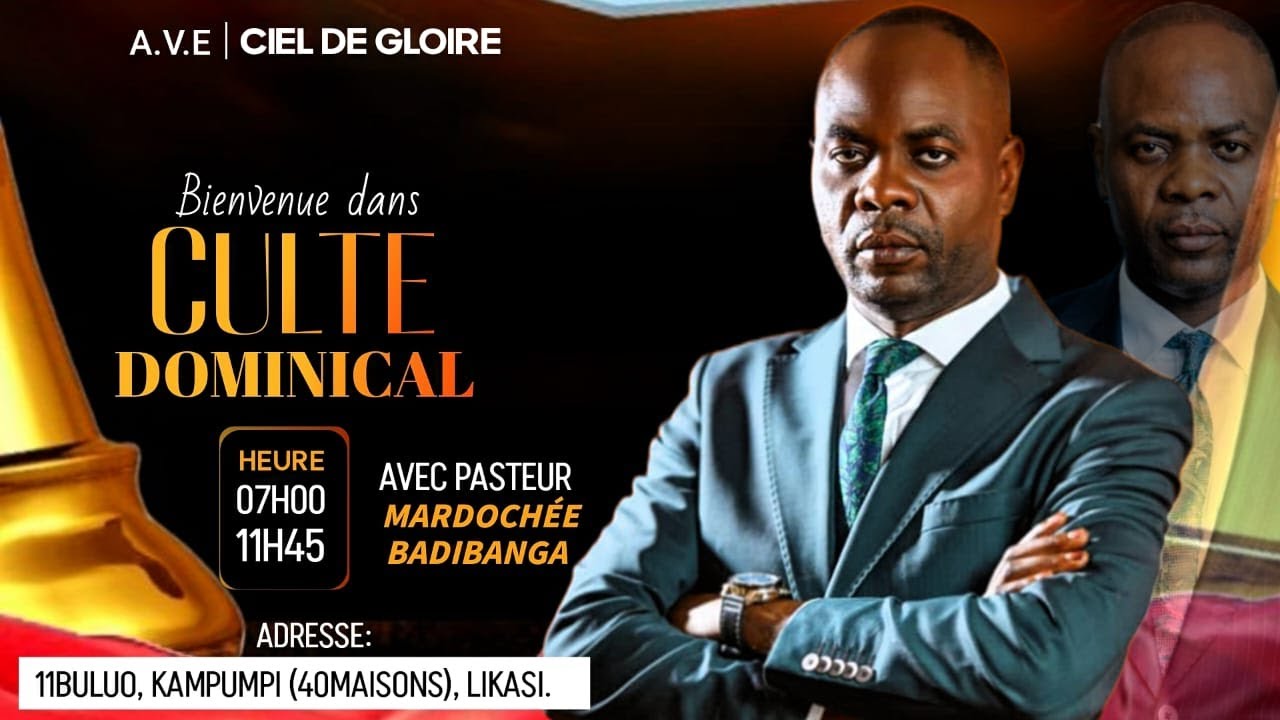 COMMENT SERVIR DIEU _PASTEUR  MARDOCHEE  BADIBANGA_CULTE DU DIMANCHE 01/02/2026