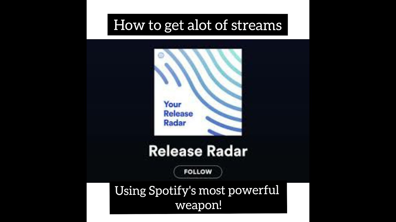 5 Release Radar Tips That Will Boost Your Streams (Spotify Promotion)