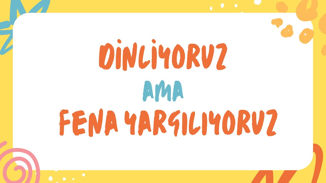 Dinliyoruz ama Fena Yargılıyoruz