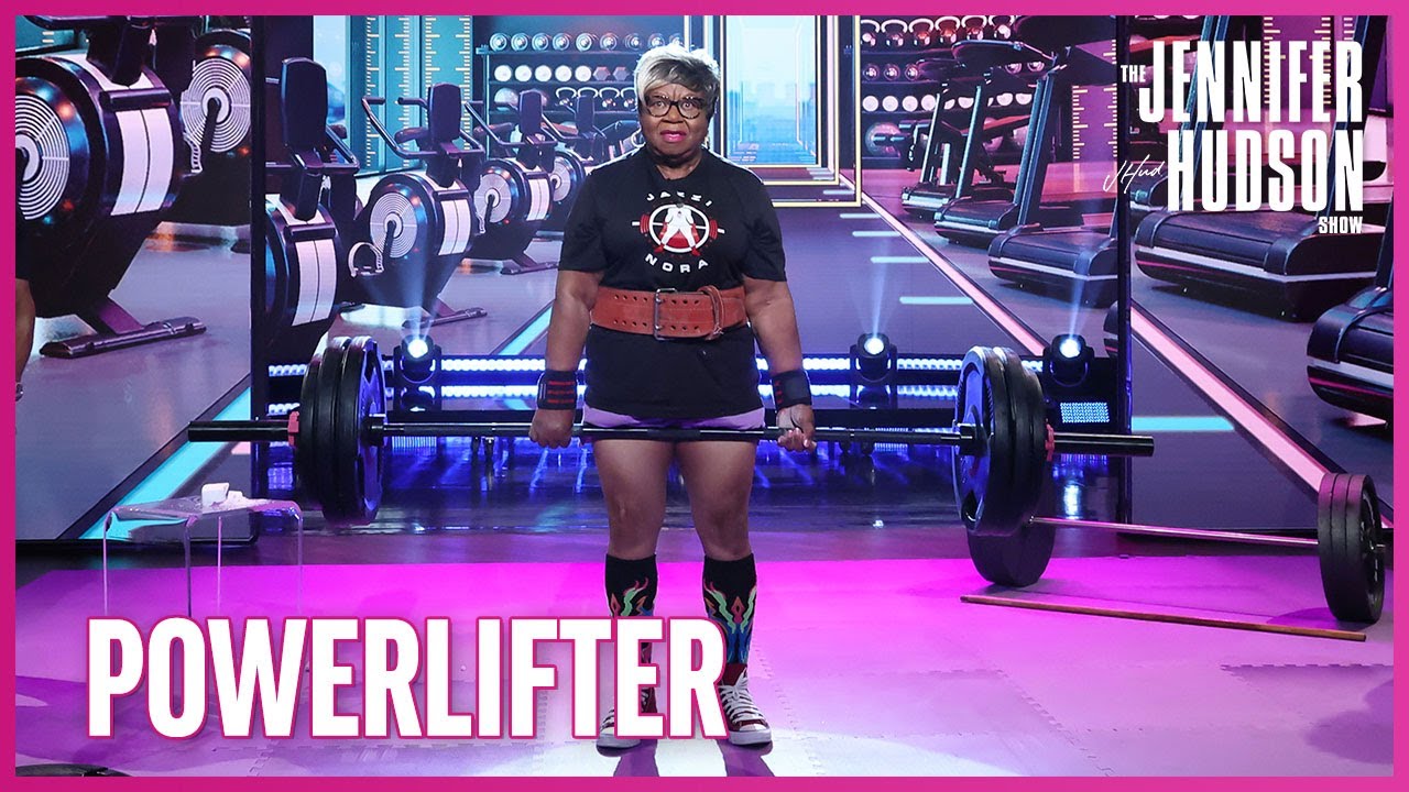 Record-Breaking 81-Year-Old Powerlifter Impresses Jennifer Hudson