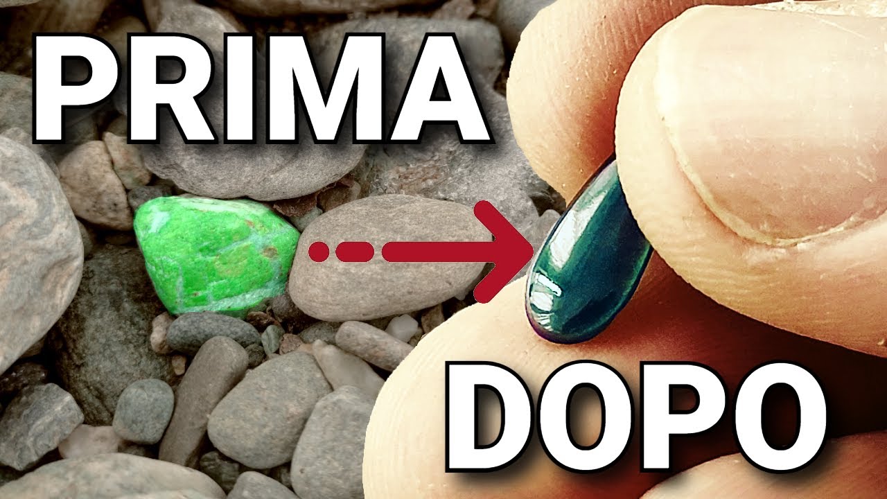 HO TROVATO QUESTA GIADA ITALIANA AL FIUME e l'ho trasformata in una GEMMA nel mio laboratorio!