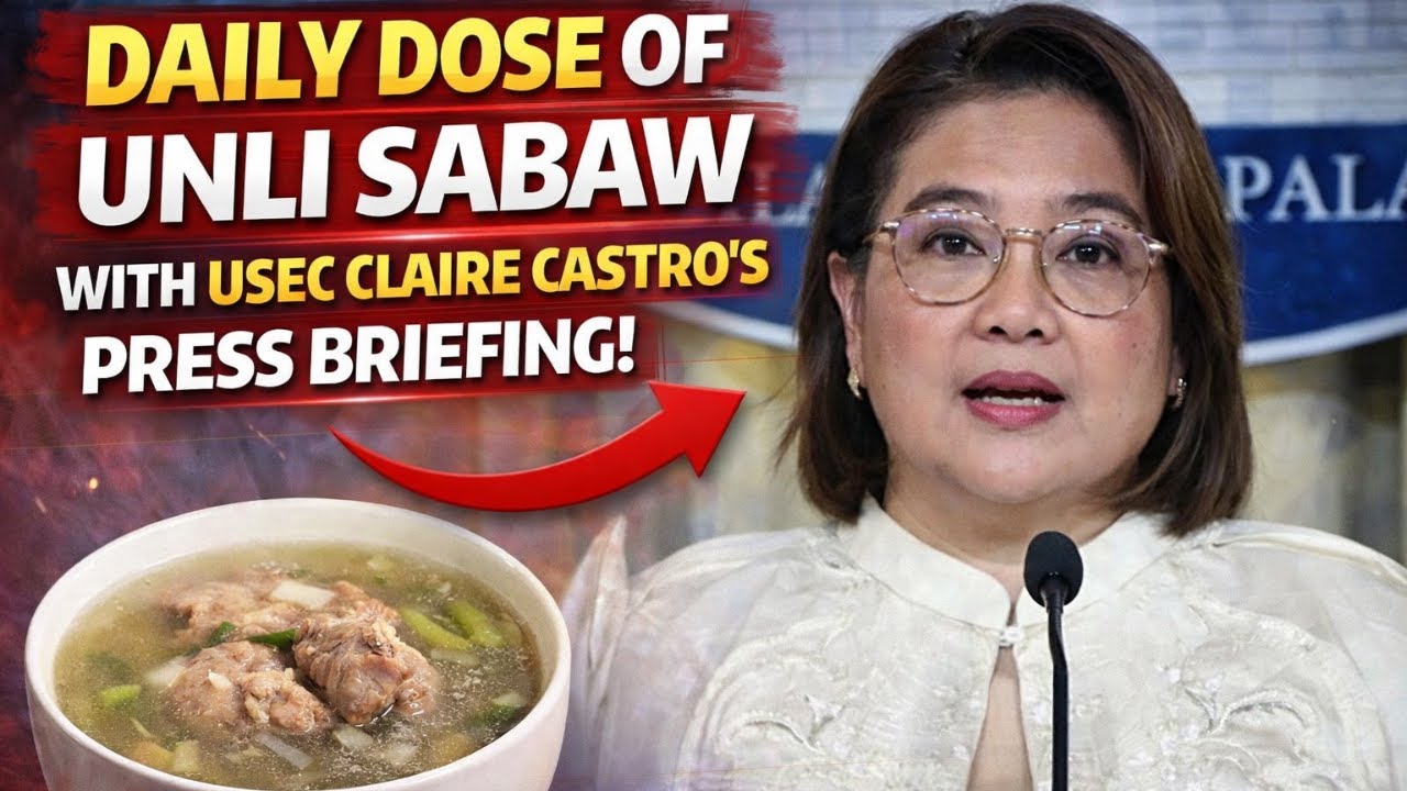 DAILY DOSE OF UNLI SABAW WITH USEC CLAIRE CASTRO'S PRESS BRIEFING!