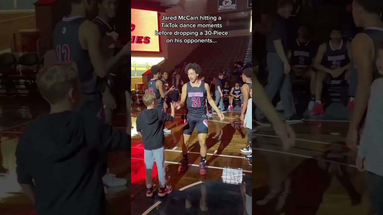 Jared McCain doing a TikTok dance before dropping a 30-Piece on his opponents...