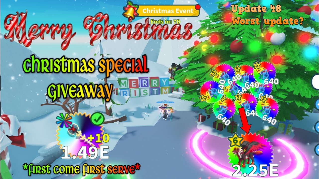 🎄Christmas Eve Special Event🎁Worst Christmas Update🤦‍♂️In Weapon Fighting Simulator Roblox