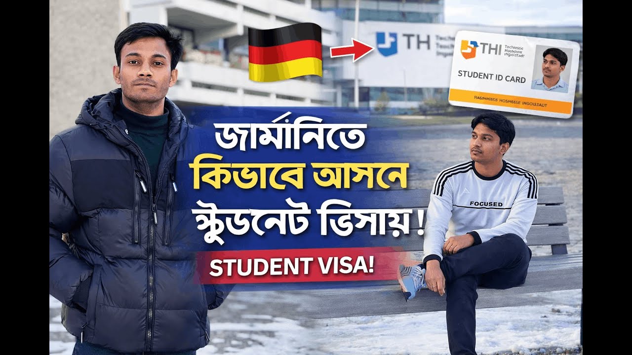 জার্মানিতে কিভাবে আসবেন স্টুডেন্ট ভিসায়! (Student Visa Guide)
