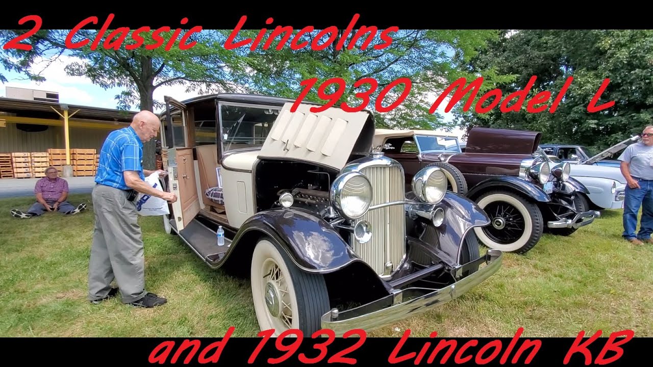 1930 Lincoln Model L Derham and 1932 Lincoln KB by Rollston