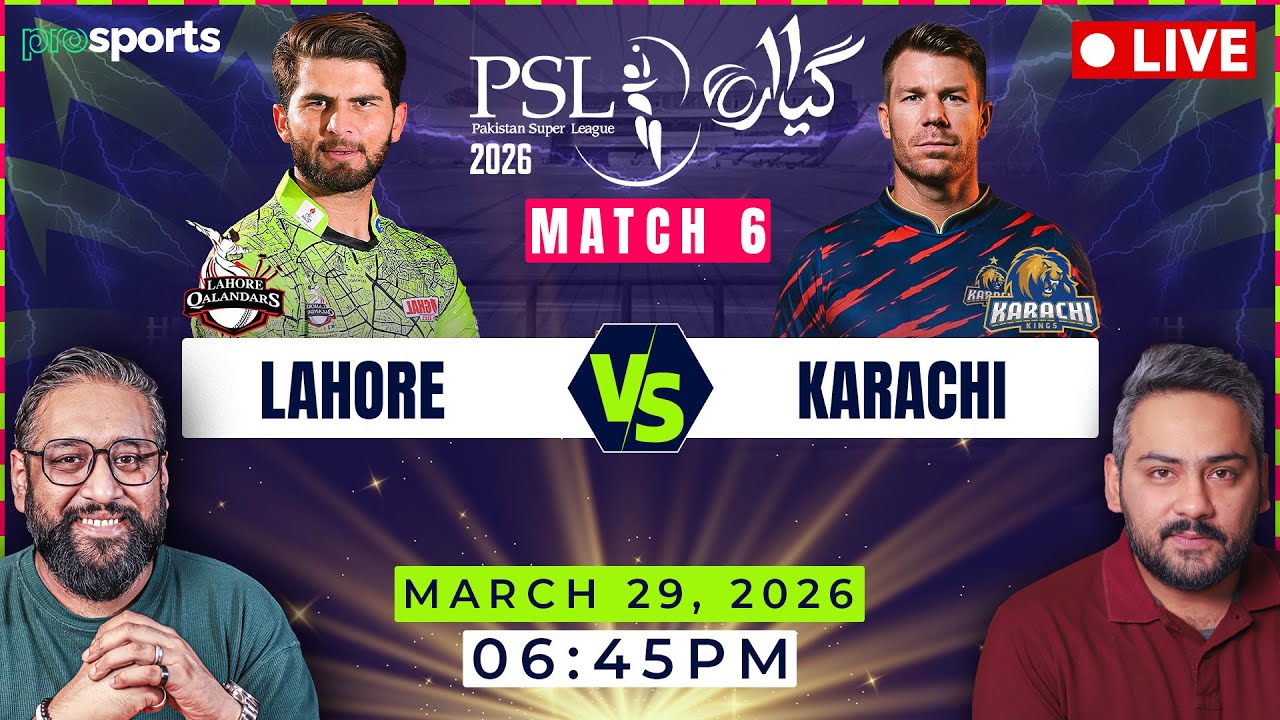 🔴 PSL 11 LIVE! | Lahore Qalandars vs Karachi Kings | PSL 2026 LIVE Watch Along
