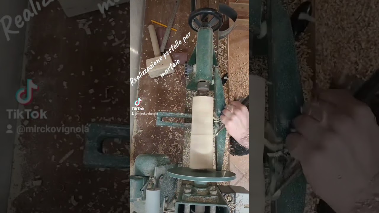 Realizzazione di un pestello per il mortaio