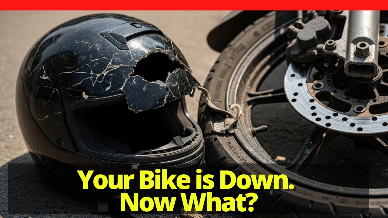 What to Check If you Drop your Motorcycle ✅