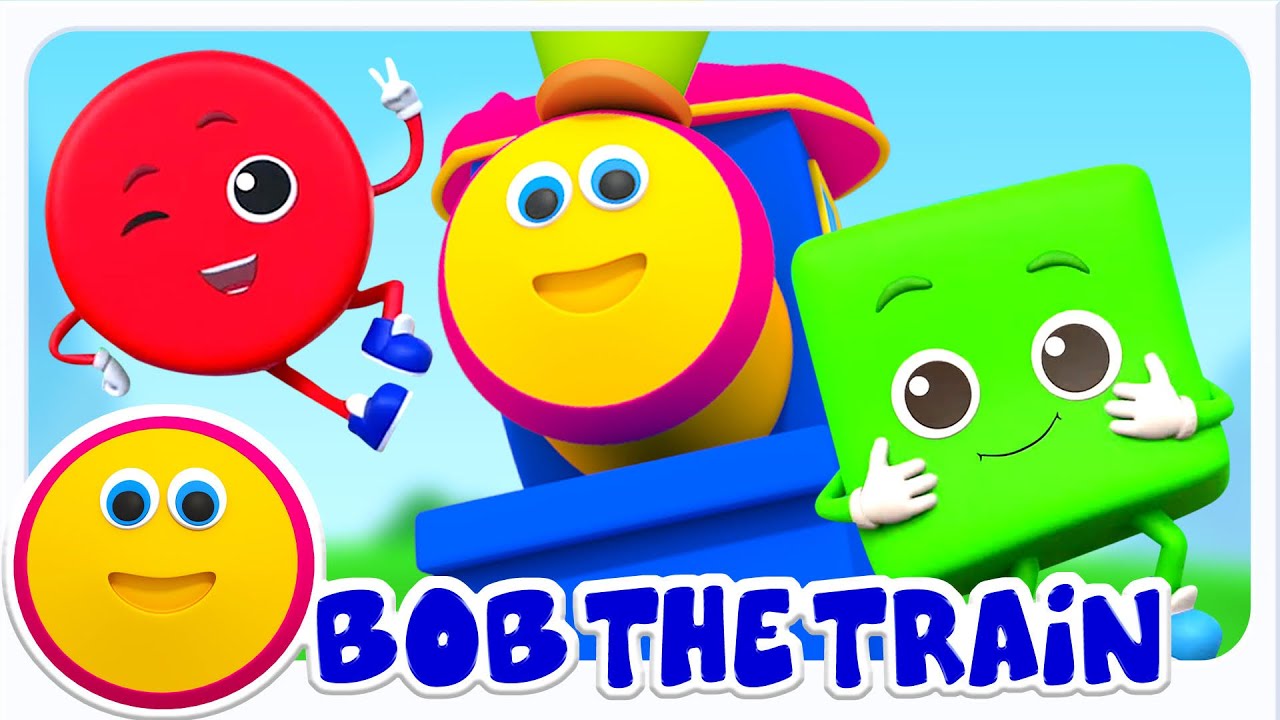 Learn Shapes with Bob the Train + More Educational Videos & Kids Songs