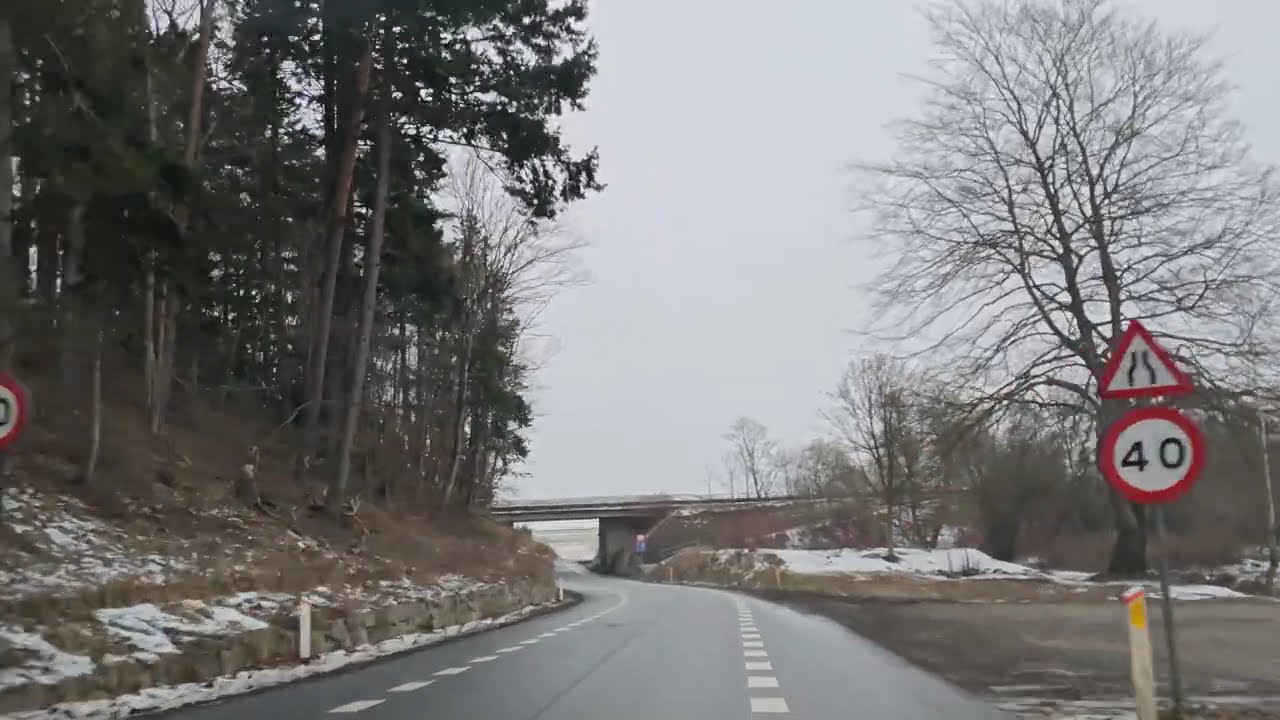 Driving in my car from V. Egesborg to Næstved in Denmark. 4K 2160p. 05/02-2026