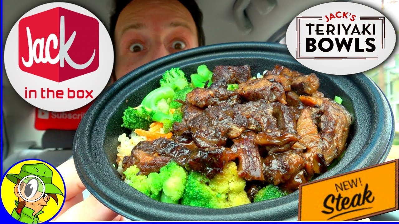 Jack In The Box® | Стейк Терияки Боул | Обзор продуктов питани...