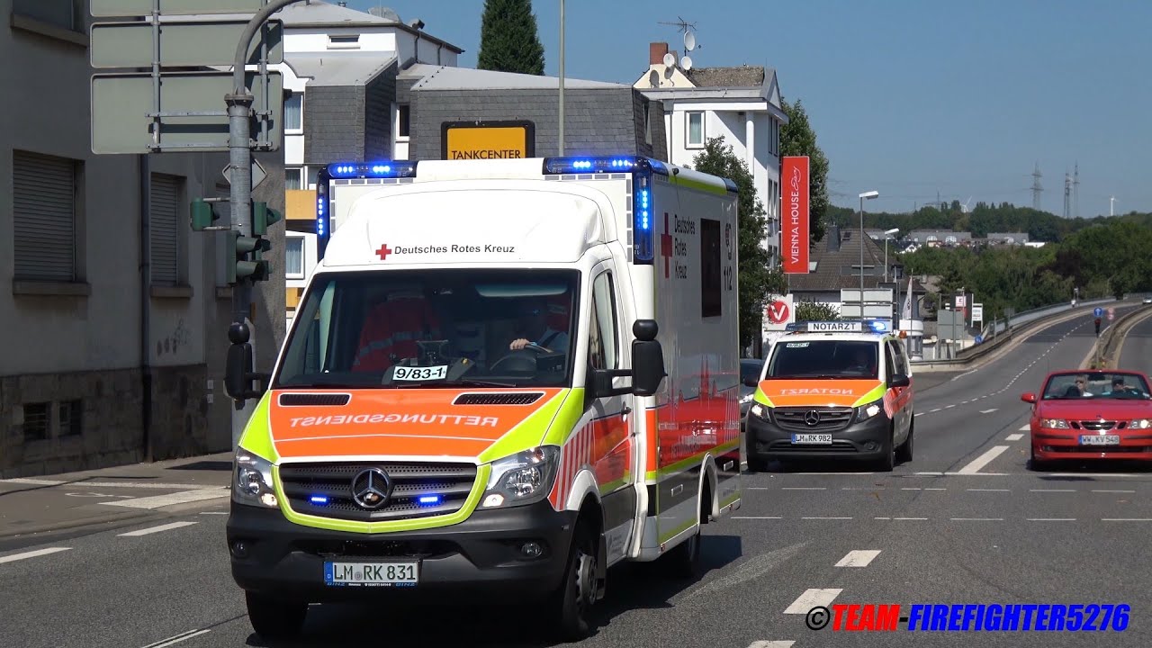 [Hornspiel] RTW's + NEF DRK KV Limburg RW Limburg + Dorchheim