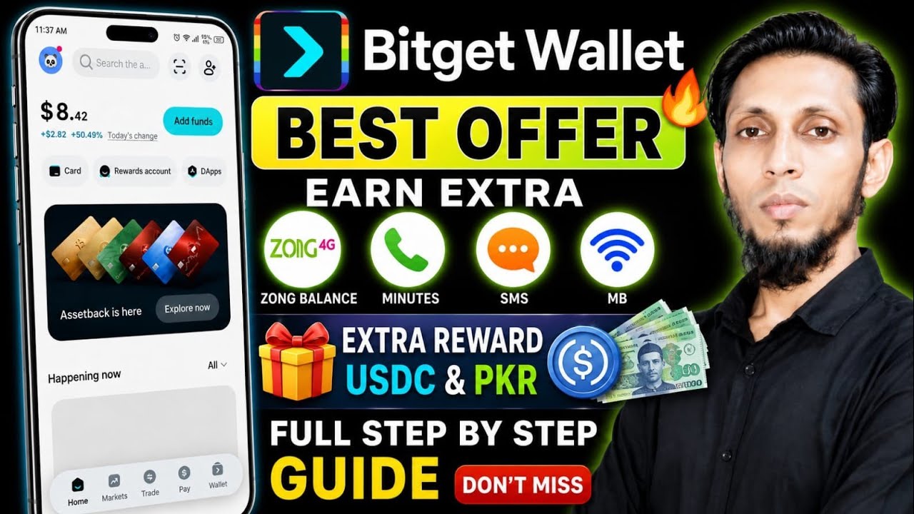 Bitget Wallet New Offer | Bitget Wallet Card Guide | Create Bitget Wallet and Earn Money