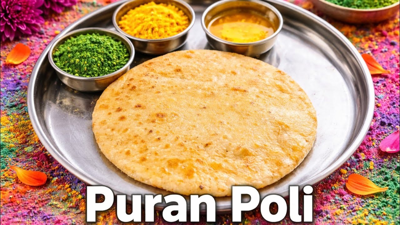 Happy Holi With Puran Poli। Maharashtra Famous & Easiest Puran Poli Recipe।
