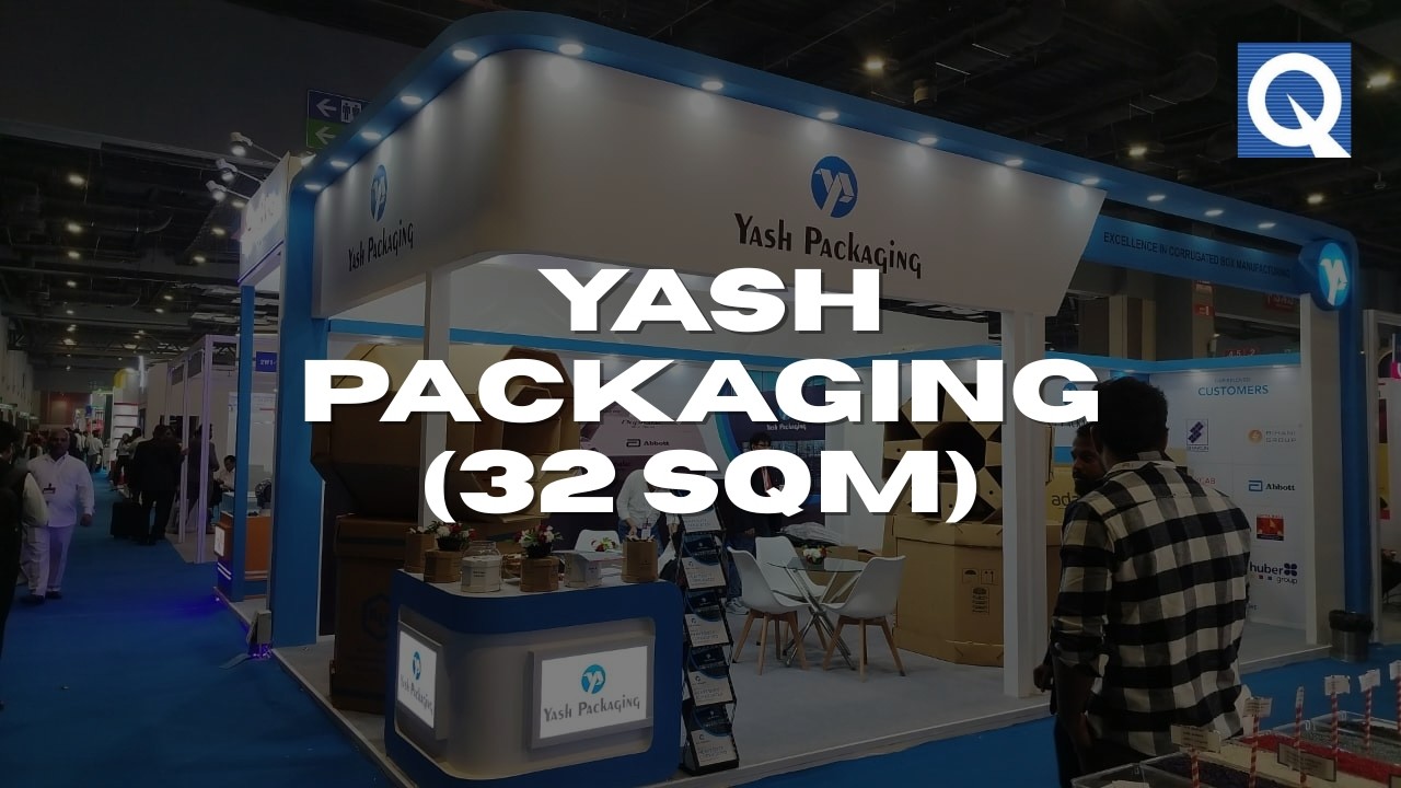 Yash Packaging 32 SQM Stall Designed and Fabricated at Cable and Wire Fair 2025