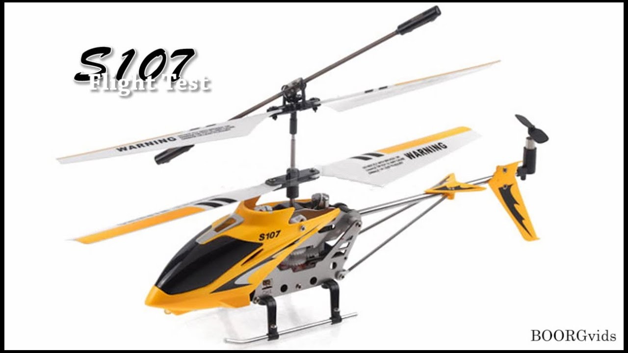 Test Flight - Syma S107 RC Helicopter