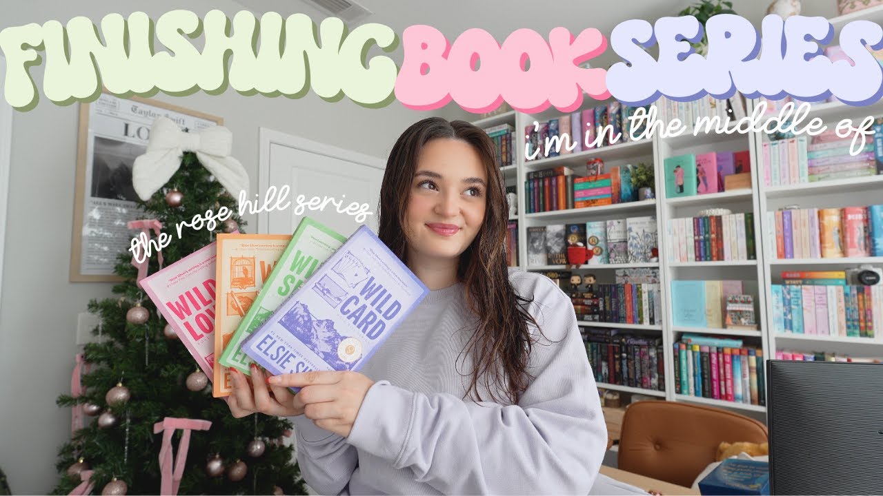finishing EVERY BOOK SERIES i’m in the middle of 📖🎀🌟 finishing the rose hill series by elsie silver!