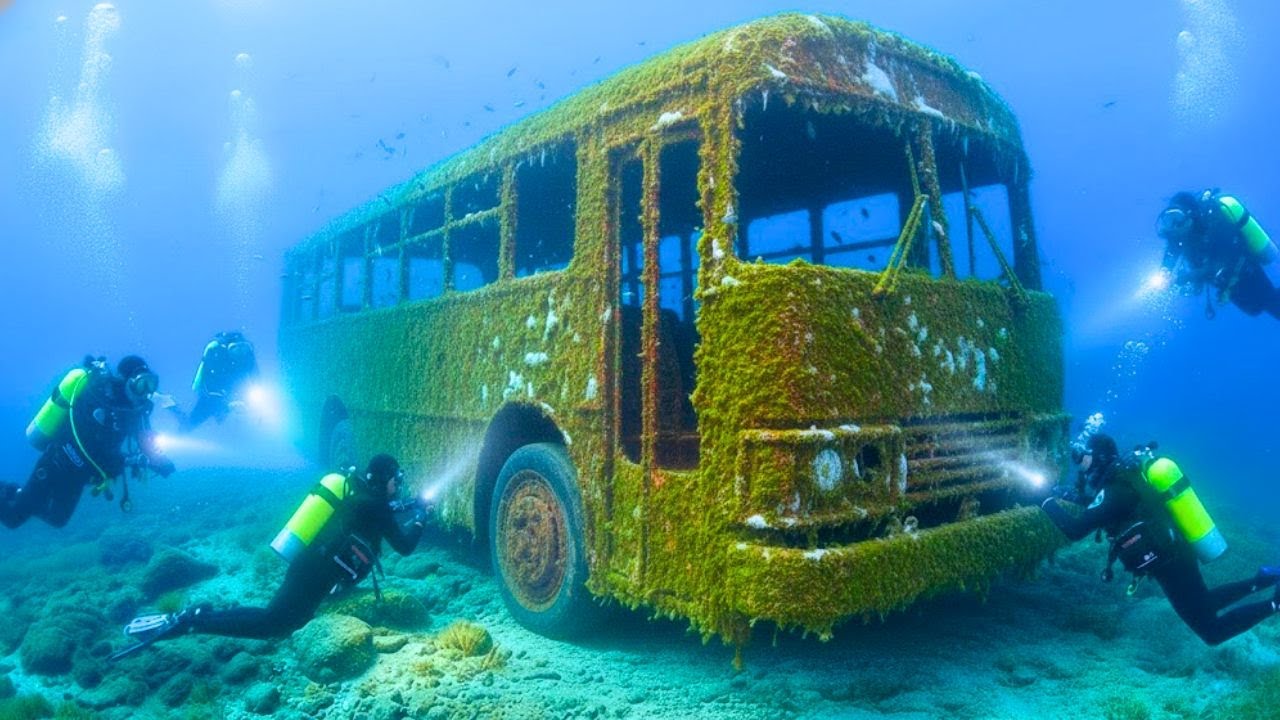 PERDIDO EN EL FONDO DEL MAR ÁRTICO DURANTE DÉCADAS… ¡LA RESTAURACIÓN DE ESTE AUTOBÚS MILITAR TE...