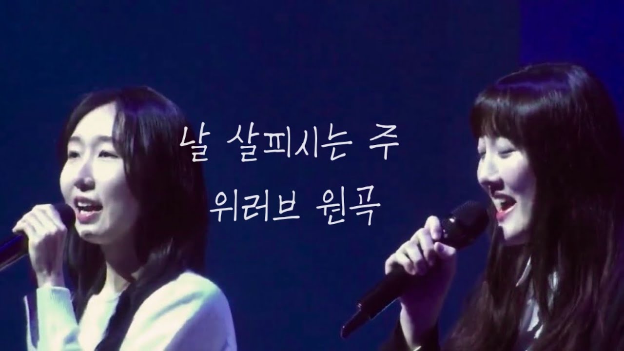 날 살피시는 주 (원곡. 위러브) 특송