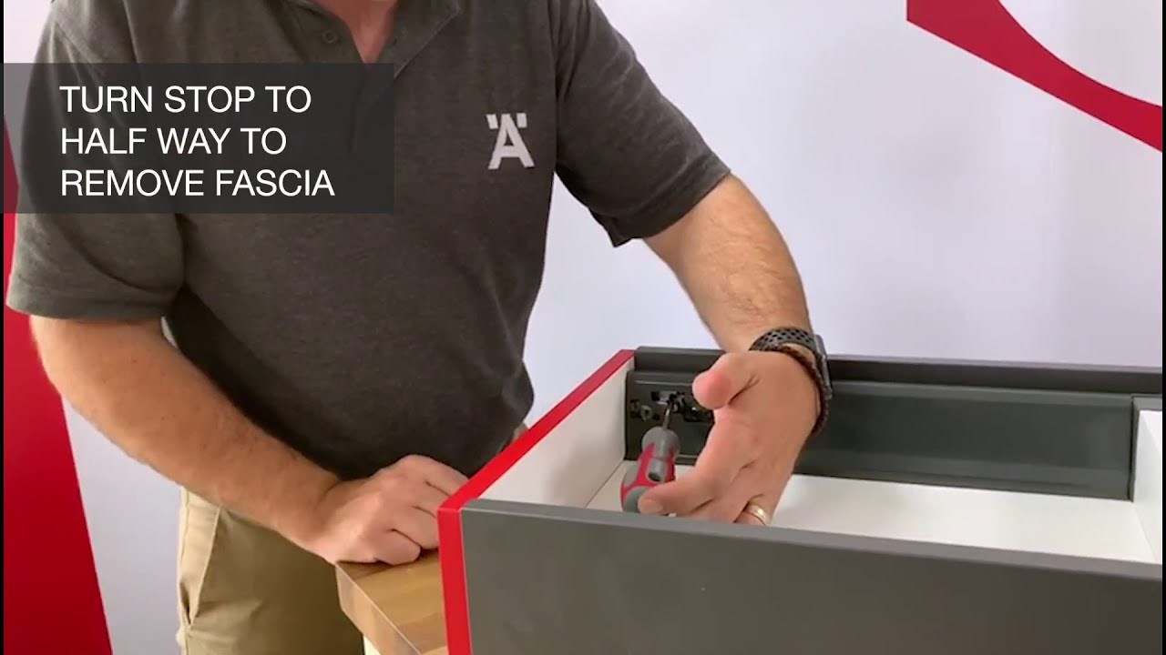 Matrix Box S Installation, Adjustment and Removal  | Standard twin walled drawer system