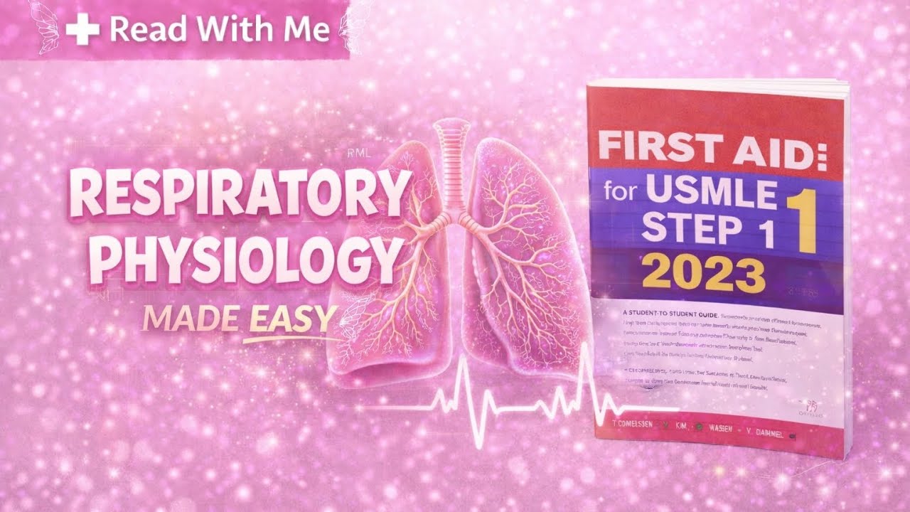 First Aid ReadWith Me | Respiratory Physiology | Respiratory System (part 3)