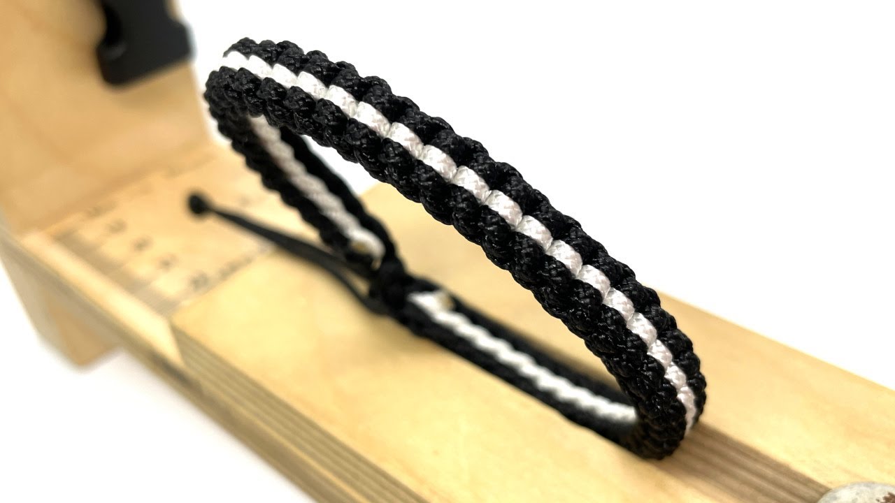 Thin line 파라코드 매듭 팔찌 만들기 How to make a Thin line endless falls Paracord Bracelet.
