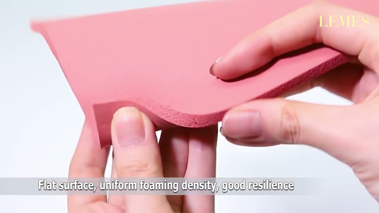 Red silicone sponge sheet for heat press