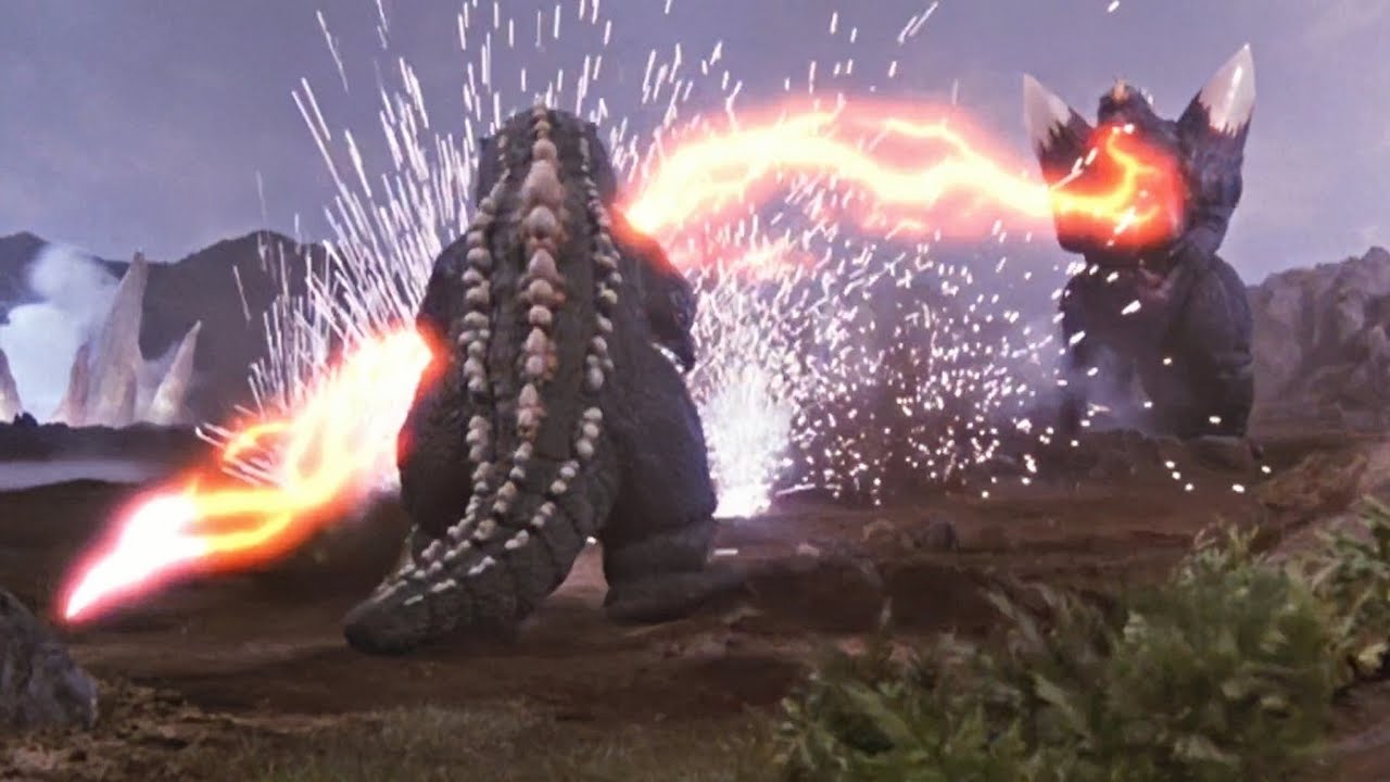 SpaceGodzilla Ataca Little Godzilla (1080p HD) | Godzilla vs. SpaceGodzilla