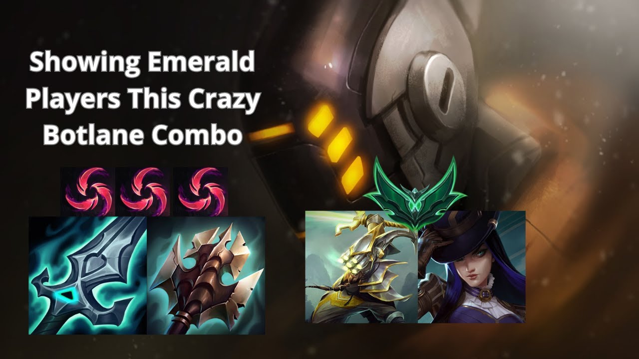 Unranked To Master With Master Yi Adc - Showing Emerald Players This Crazy Botlane Combo