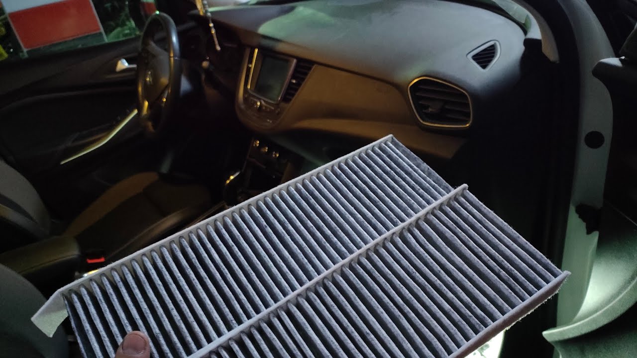 opel grandland ac cabin air filter replacement.. طريقه تغيير فلتر تكييف اوبل جراندلاند