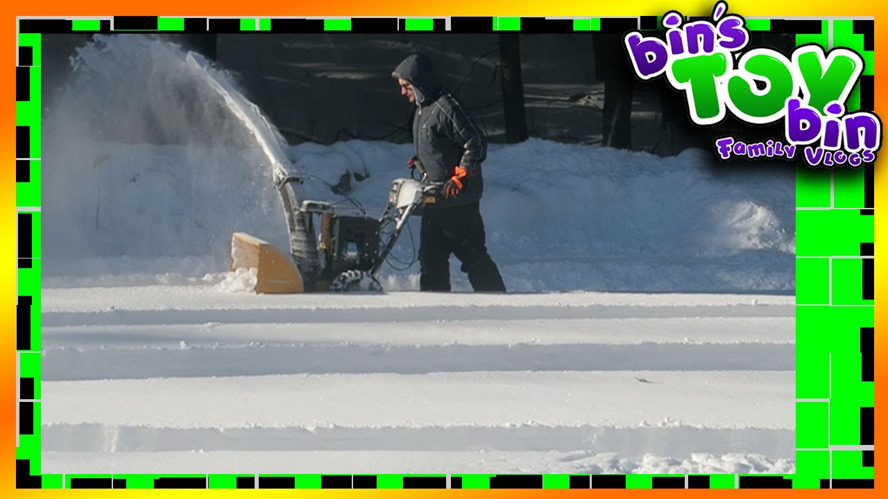 Big Snow Day and We Have A Lot to Say !!! 1.13.2016 | BinsToyBin Daily Vlogs
