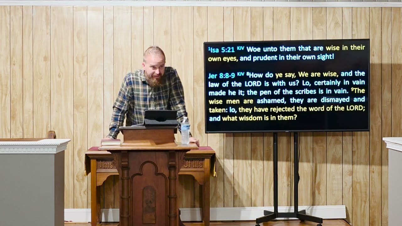 Professing Themselves To Be Wise They Became Fools - Rom 1:22-25 [Right Division Bible Study]