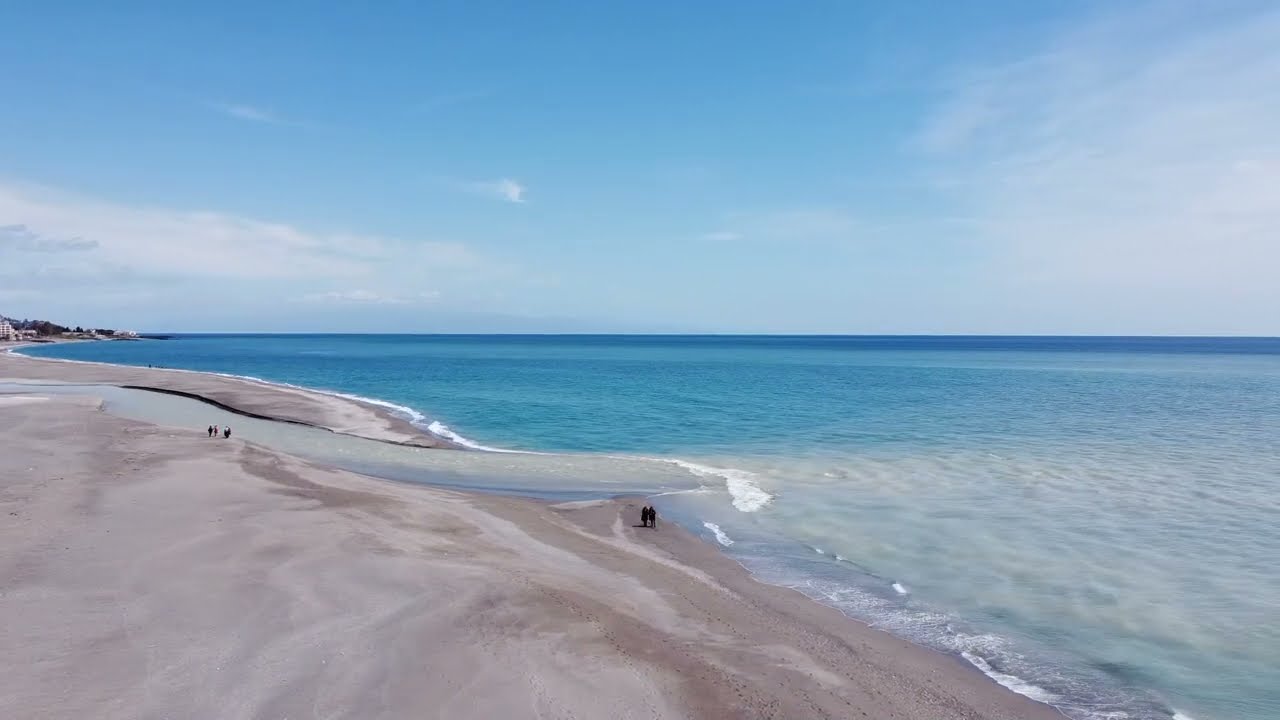 DJI Mavic Mini Volo sulla spiaggia di Fiumefreddo CT
