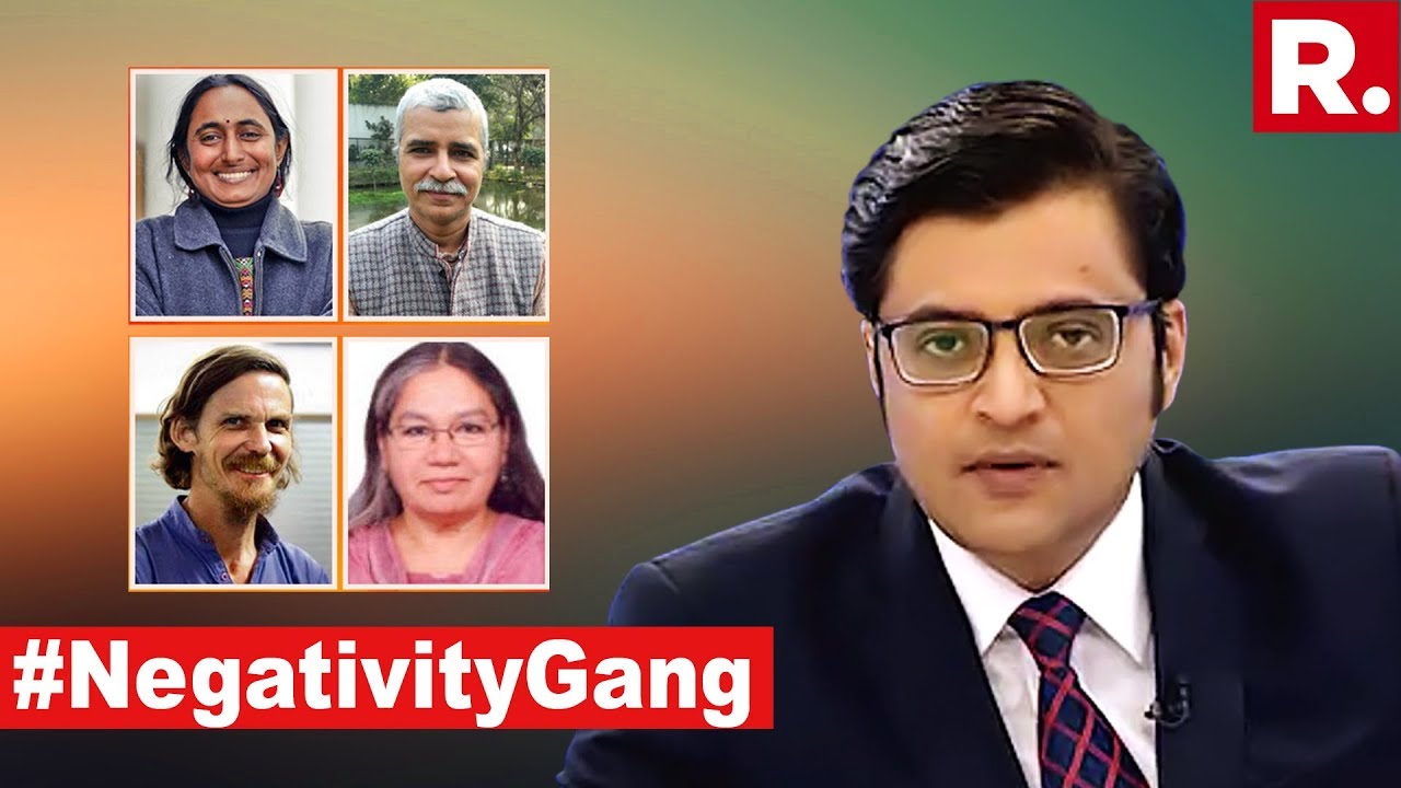 Watch Republic TV Expose #NegativityGang | The Debate With Arnab Goswami