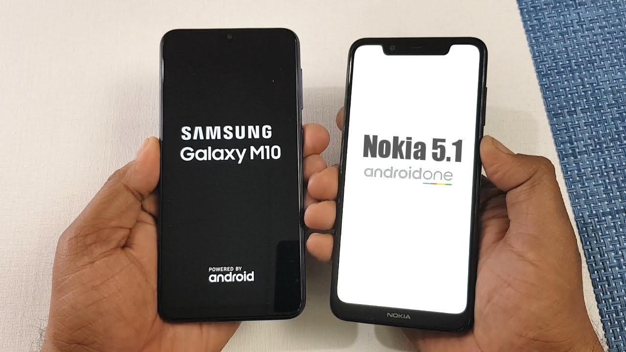 Samsung M10 vs Nokia 5.1 Plus SpeedTest Comparison !