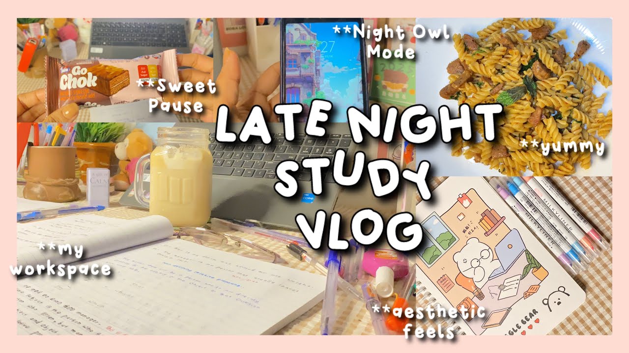 🌙✨ Late Night Study Diaries ⋆｡°✩ || පාන්දර 3 වෙනකල් නිදහසේ📚😴 ||10PM-3AM Vlog 🍵📖🌸
