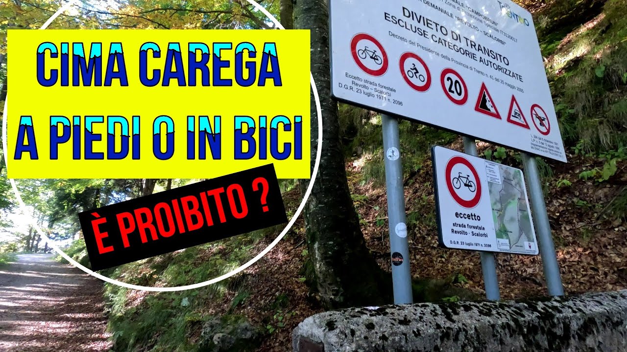 Cima CAREGA in MTB è PROIBITA... Come fare per salire comunque?