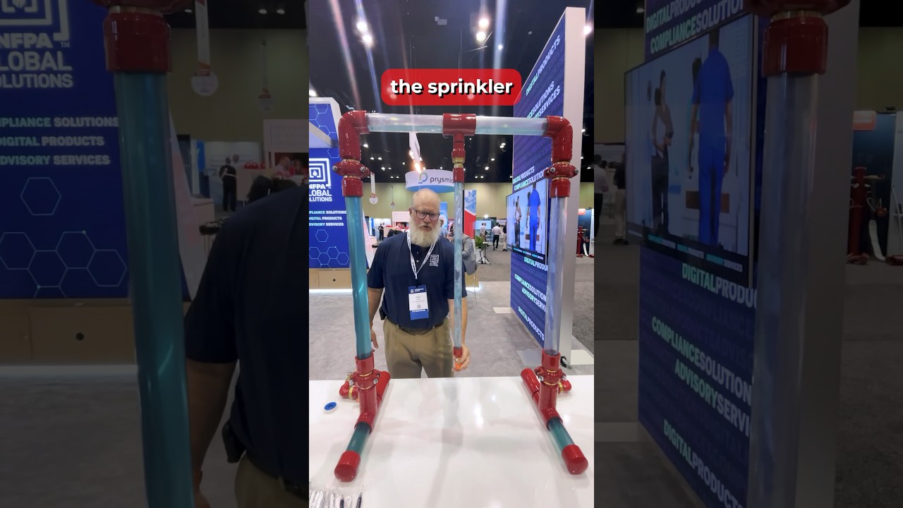 Dropmaster&trade; in Action: Eliminating Sprinkler Messes (Live at NFPA 2024) #fireprotection #reels #nfpa