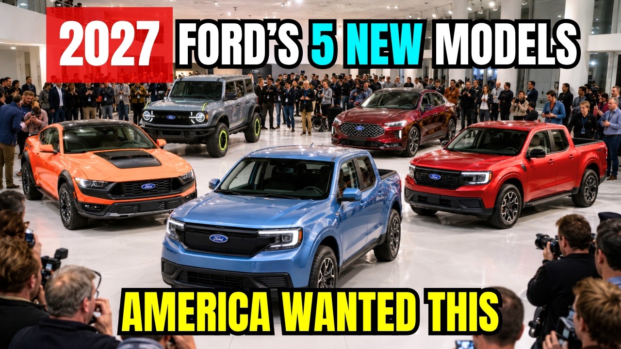Ford только что представила 5 новых моделей 2027 года, которых так ждали американцы