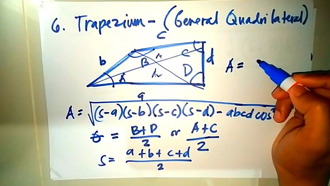 Plane Geometry Formulas: Part 2/2