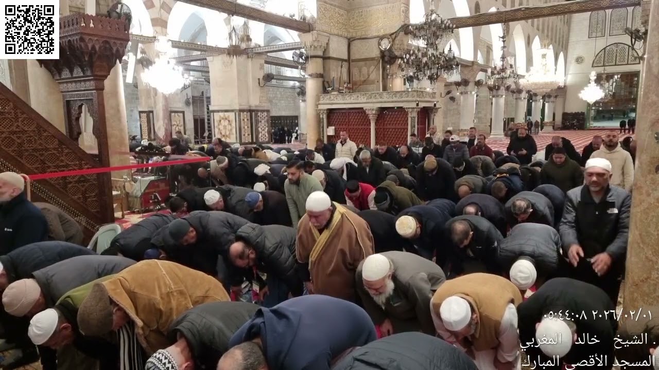 03 - صلاة الفجر للشيخ يوسف أبو سنينة من المسجد الأقصى - الأحد 13 شعبان (8) 1447 - 1 شباط (2) 2026م
