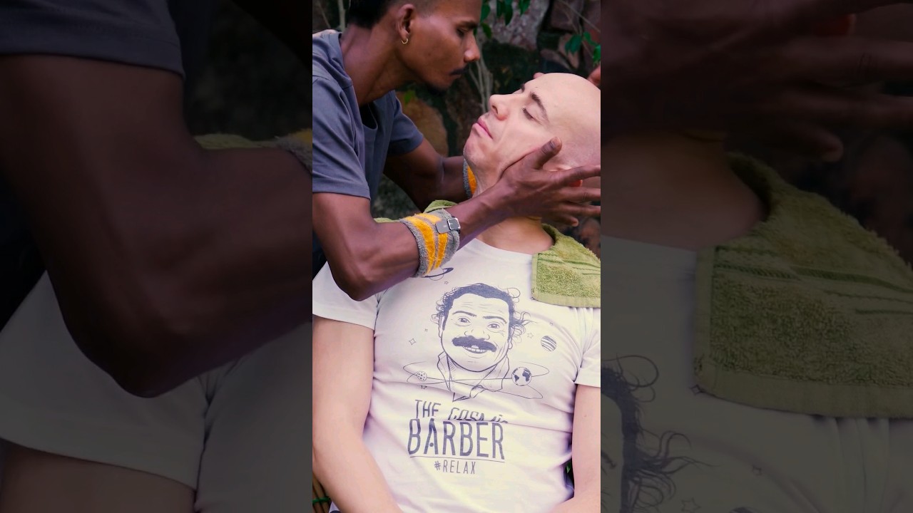🟡 #neckcracking #crack #asmrbarber #indianbarber #headmassage